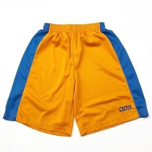 DOS orange and blue basketball shorts for boys